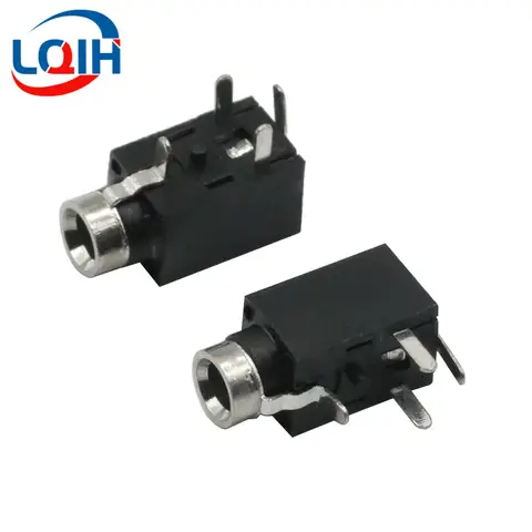 Connettore Audio femmina da 10 pezzi da 2.5mm presa Jack per cuffie Dip a 4 Pin Jack Audio con interfaccia Audio PJ-210B