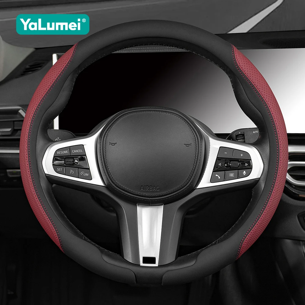 Capa de Volante Respirável para Carro Compatível com Chery Omoda 9 SHS C9 Omoda 5 C5 E5 FX JAECOO J7 Tiggo 7 8 Pro Jetour X70 X90 Plus X95