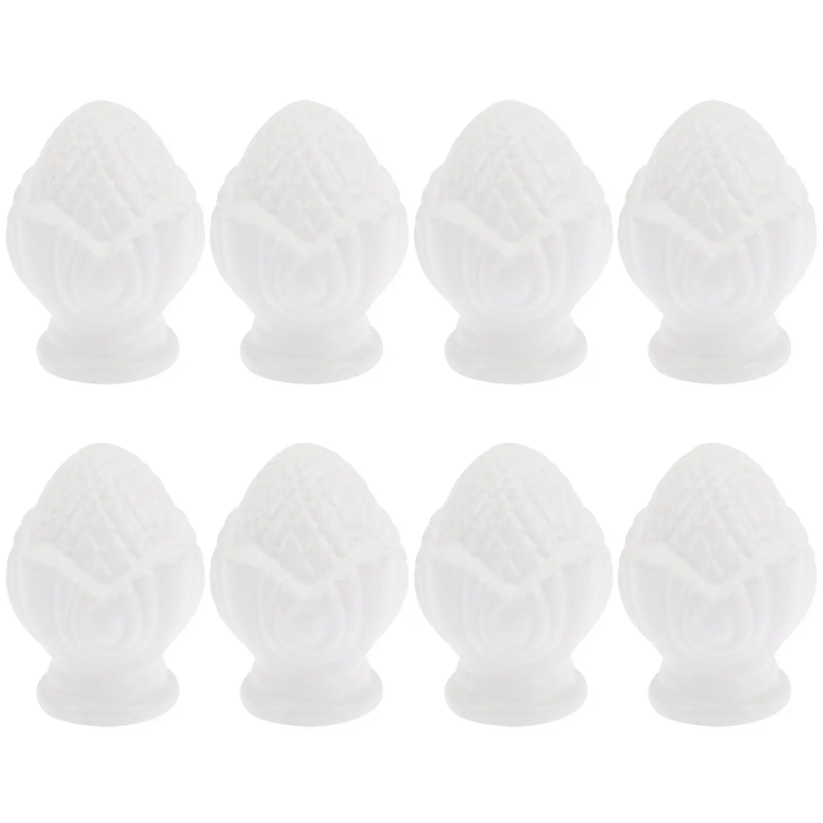 

8Pcs Lamp Finials for Table Lamps Floor Lamps Fixture Parts Modern Simple Elegant Decor Screw Cap Top Knob Light