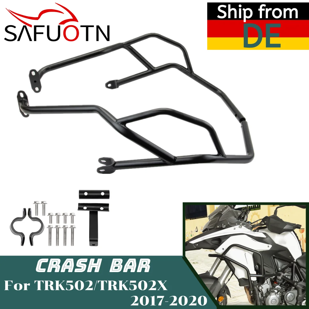 

TRK502 TRK502X Engine Guard Highway Crash Bar For Benelli TRK 502 502X 2017-2020 2018 Motorcycle Frame Protection Bumper Parts