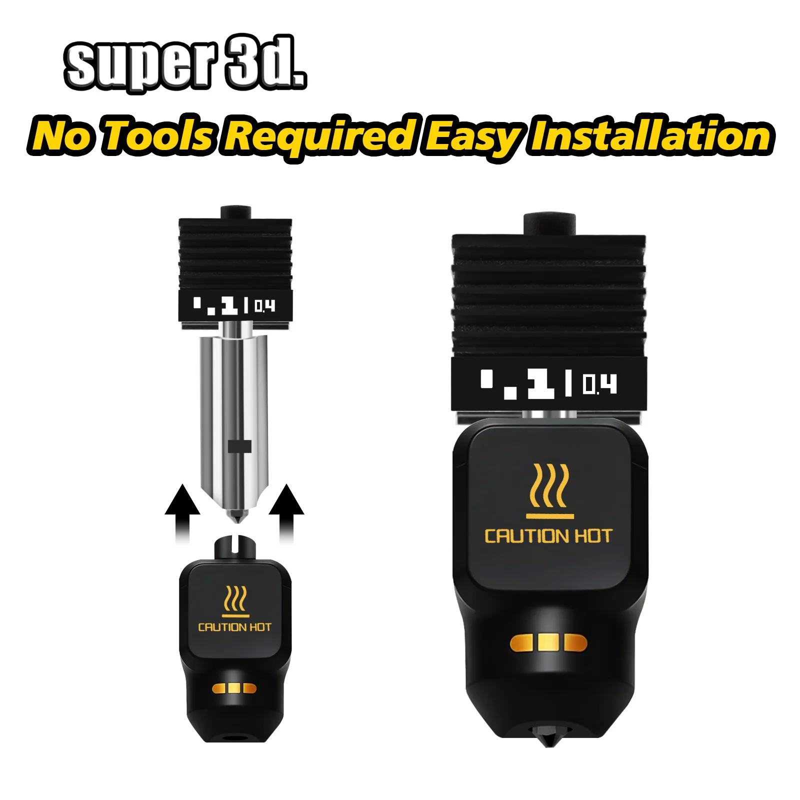 For Bambu Lab P2S Nozzle Silicone Sock H2C Hot End Protective Cover Tested & Approved Sleeve Bambulab P2S Hotend P2S Accesories