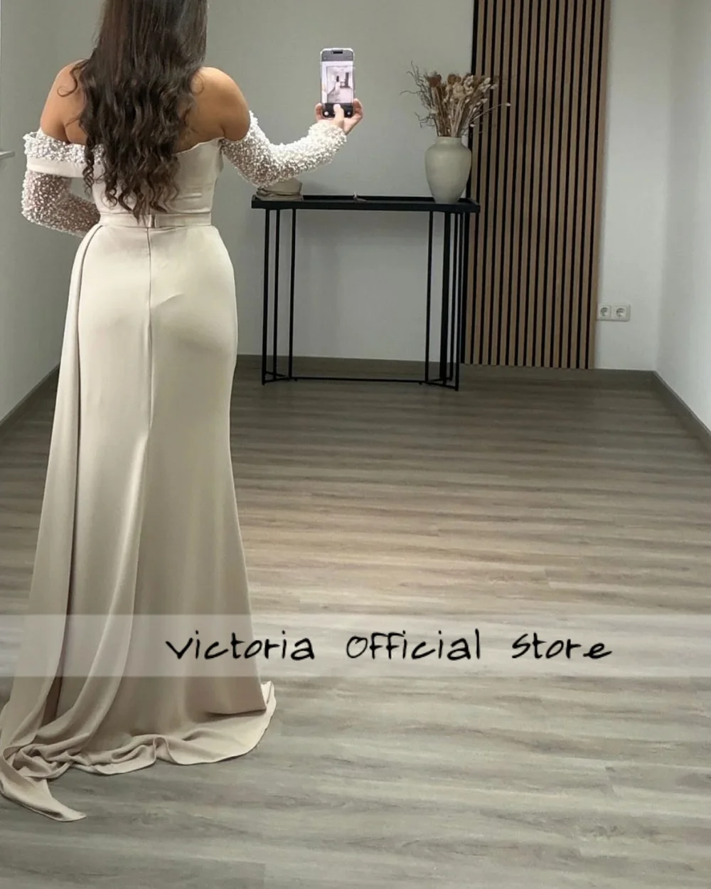 Off The ShoulderThree Quarter Sleeve Prom Dresses 2026 Evening Dresses Elegant Floor-Length Customized Party D Customized