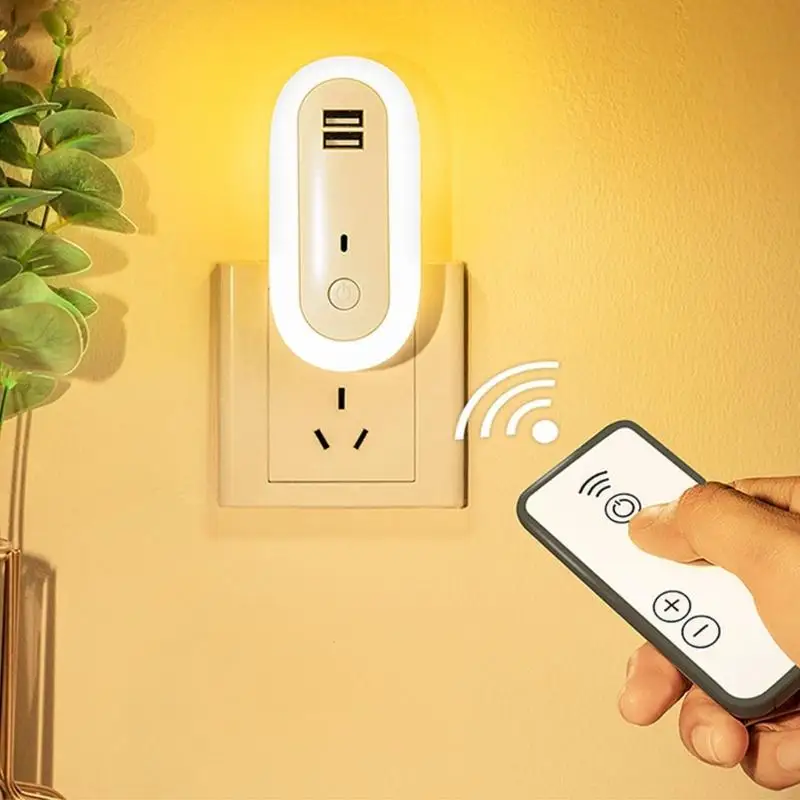 X9FA Touchless Oval Night Light Socket Easy Installation Home Lighting ABS Texture