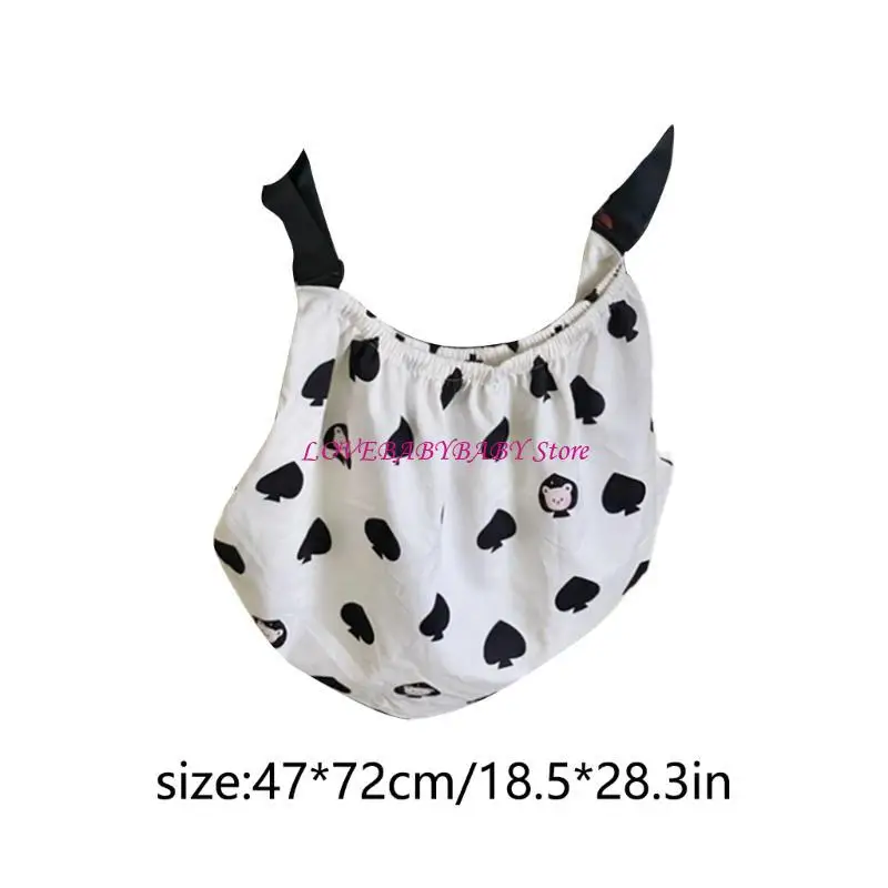 Túi tổ chức lưu trữ xe đẩy trẻ sành điệu & chức năng với móc có thể điều chỉnh 4XBC