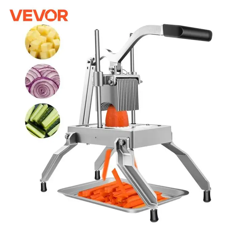 

VEVOR Vegetable Fruit Slicer 4.8mm 6.4mm 9.5mm Home Potato Tomato Food Dicer Manual Cutting Machine Kitchen Gadgets Commercial