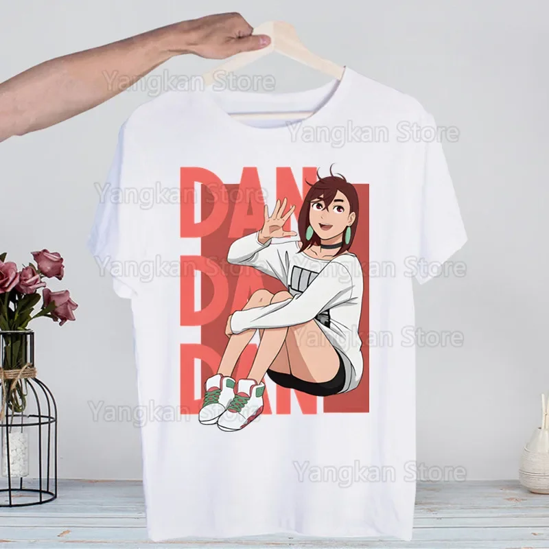 Dandadan Okarun انمي ياباني تي شيرت الرجال القمصان جودة الصيف بلايز قصيرة الأكمام تيز تي شيرت