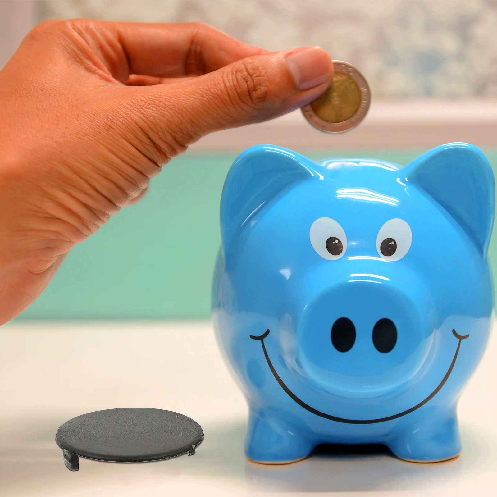 20 pcs Plastic Plug Hole Stoppers Round Bottom Covers For Piggy Bank Saving Box Reusable Sealing Caps Plaster Storage