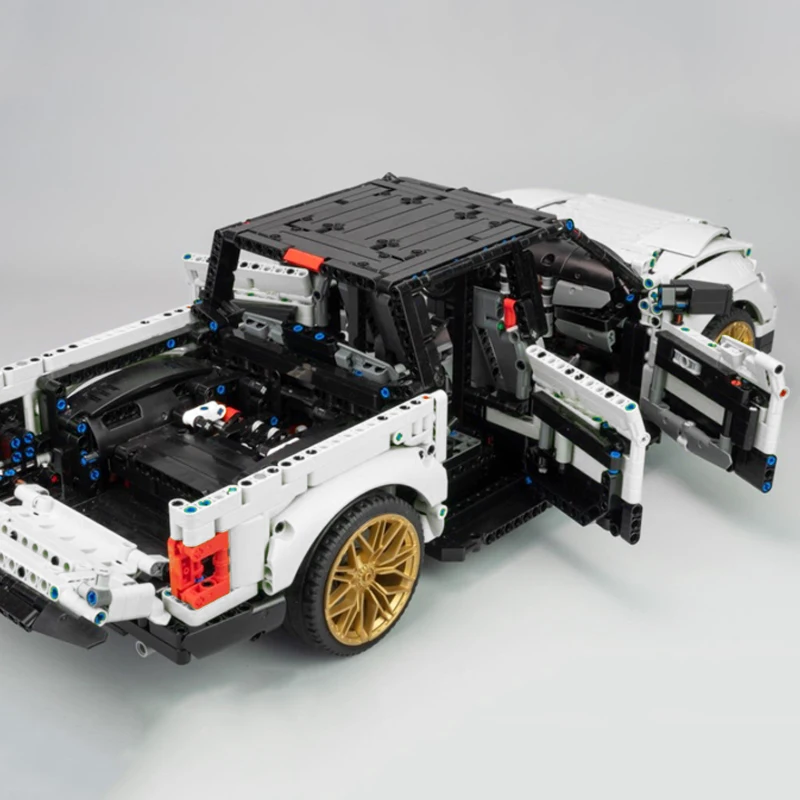 책상 장식 MOC 78624 테크니컬 픽업 트럭 키트 제작 모델 블록 슈퍼 차량 브릭 조립 장난감 크리스마스 선물 어린이용