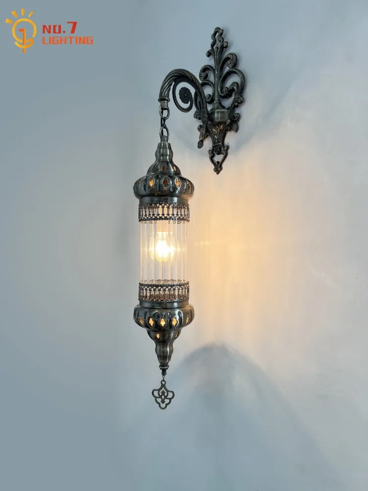 Osman Retro Exotic Luxury Moroccan Wall Lamp Industrial Vintage Wall Mounted LED E27 Home Decor Restaurant Hotel Coffee Table