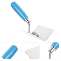 Paleta de esquina de acero inoxidable, herramienta ergonómica de decoración, ángulo de pared de barro, reparación de raspado, rascador de albañil de madera