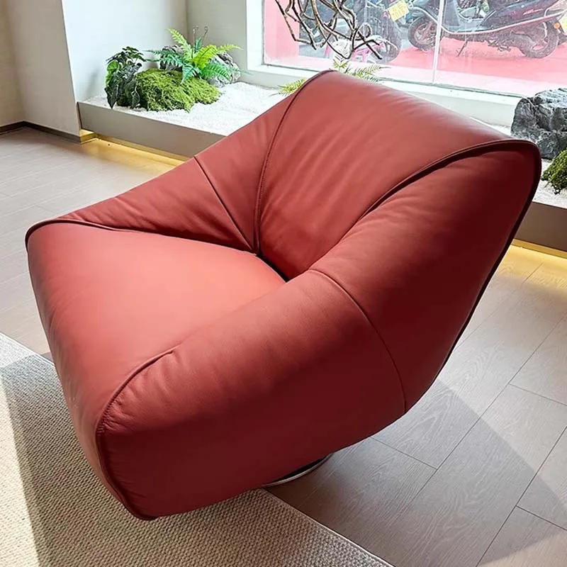 Elastic Living Room Chair Fluffy Ergonomic Living Room Swivel Chair Luxury Design Articulos Para El Hogar Modern Furniture