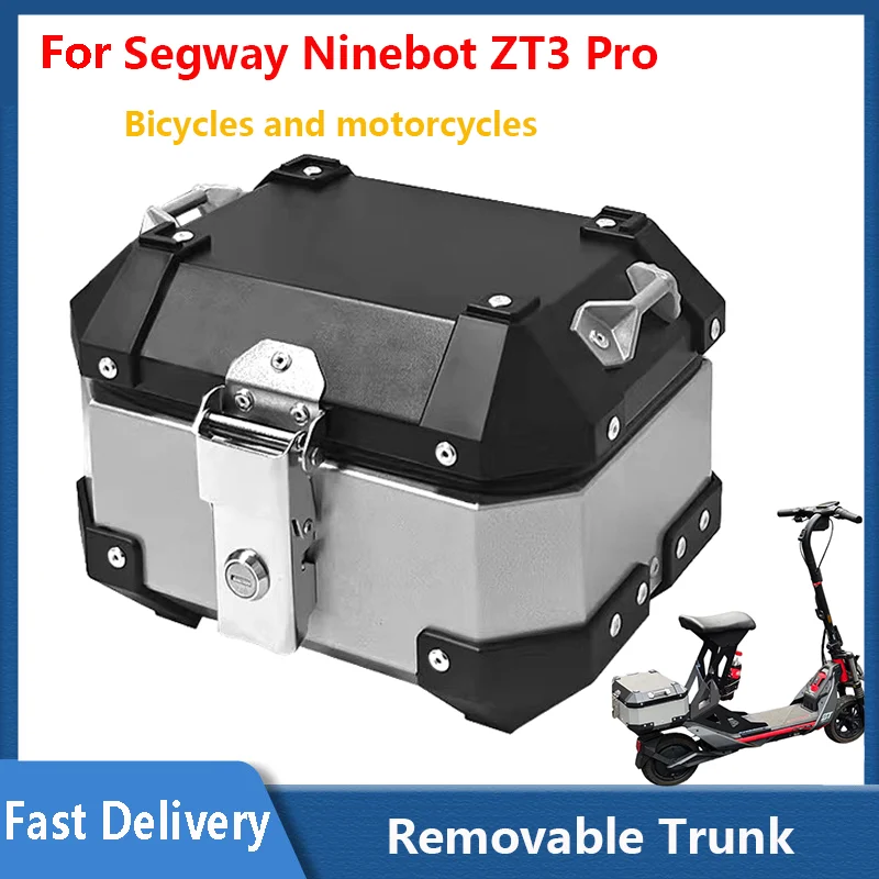 

Removable trunk for Ninebot Segway ZT3 Pro Suitable for scooters, bicycles, and motorcycles with bases