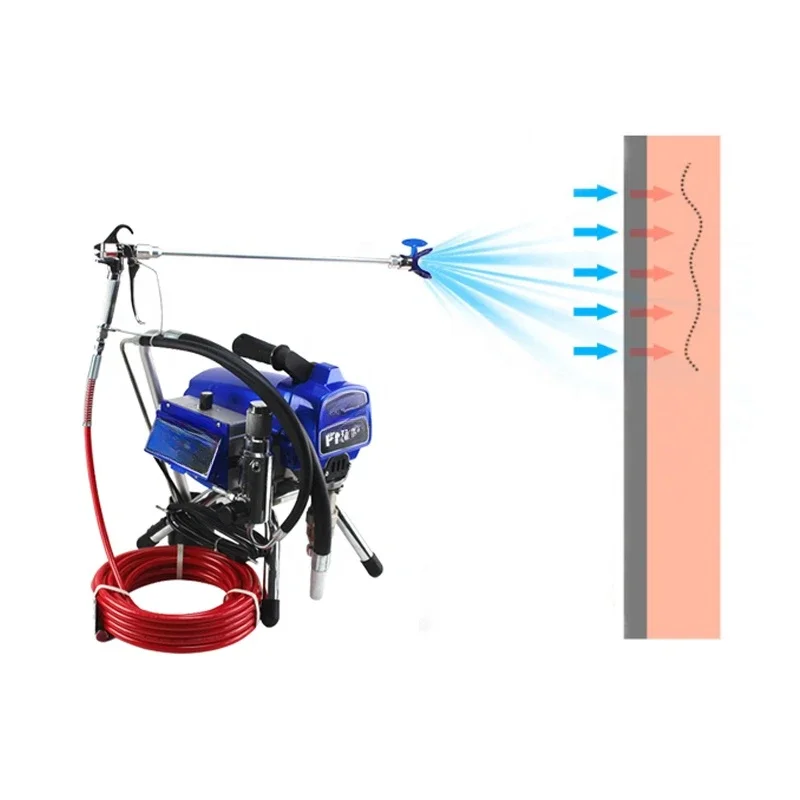 

heavy duty wall paint airless paint sprayer machine with 517 airless and high pressure hose