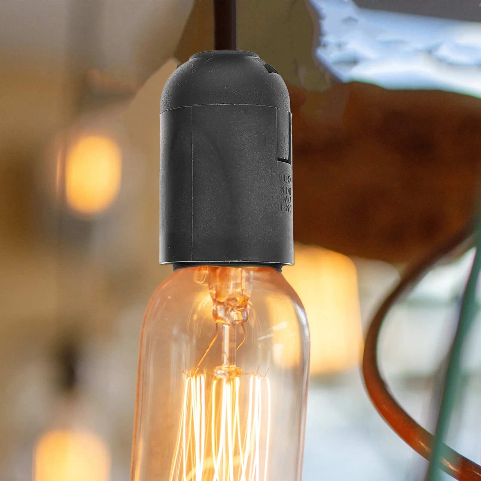 

20pcs Led Light Light Holder Simple Design For Indoor Lighting Decoration E27 Bulb E27 Lamp Bulb Socket Socket