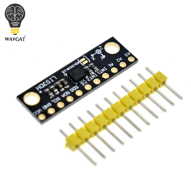 LIS3DH Triaxial Acceleration Temperature Sensor Three Converters Motion Accelerometer Module Development Board Replace ADXL345