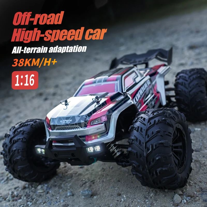 Super Brushless 80KM or 50KM/H 4WD RC Car With LED Remote Control Cars High Speed Drift Racing 4x4 Off Road Truck Kid Adult Toy view 3
