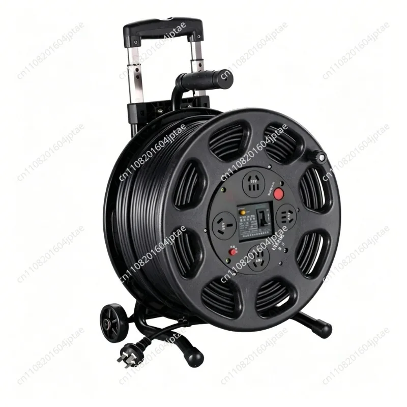 Cable Reel, Mobile Winding, Empty, 30-meter Wire, Wire Roller, 100-meter Storage Reel