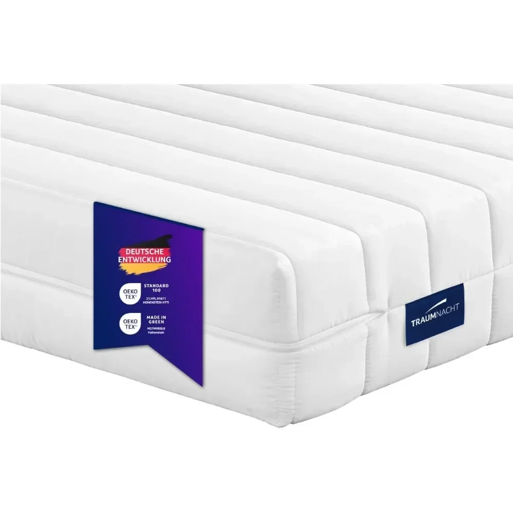 Easy Comfort Rollmatratze Öko-Tex zertifiziert, Härtegrad 3 (Mittebest), 90 x 200 cm, Höhe 13 cm