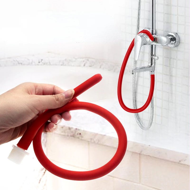 

Bidet Tube Anus Cleaner Portable Soft Silicone Tube Enema Anal Shower Cleaning Set Personal Hygiene Cleaning Bidet Shower