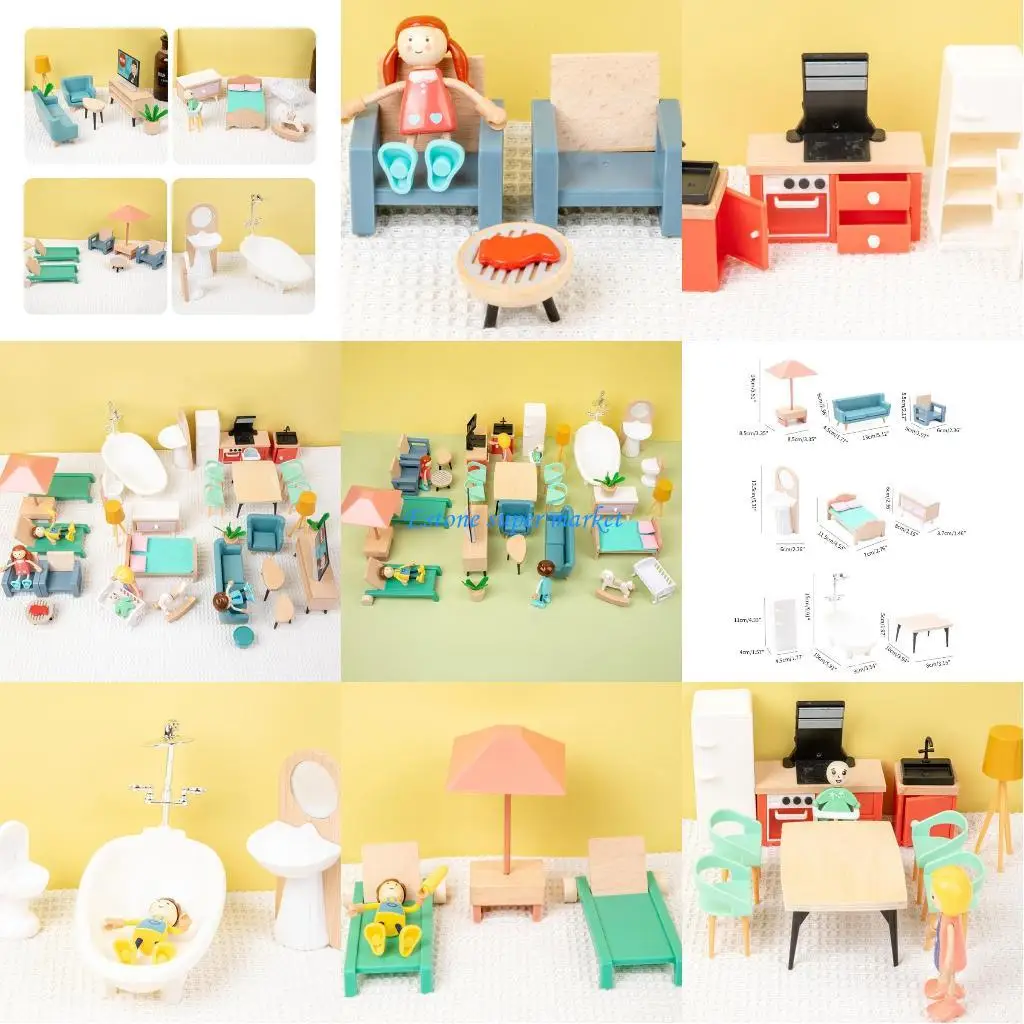 090B ドールハウスキッチンアクセサリー 1 12 スケールドールハウスミニチュアドールハウス家具