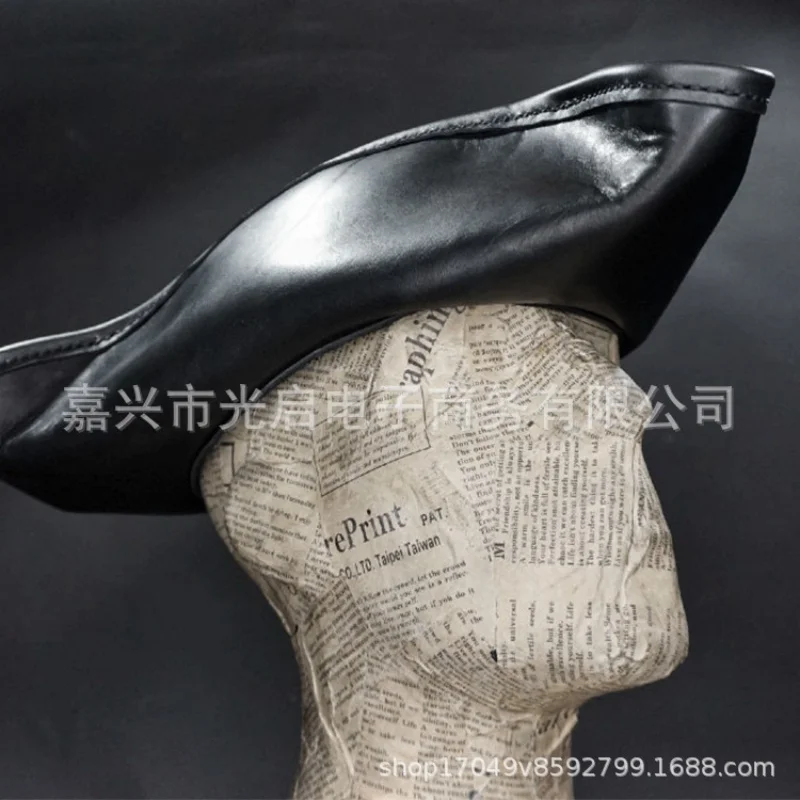 

Steampunk Style Leather Hat Pirate Captain Hat Customizable Cosplay Party Props