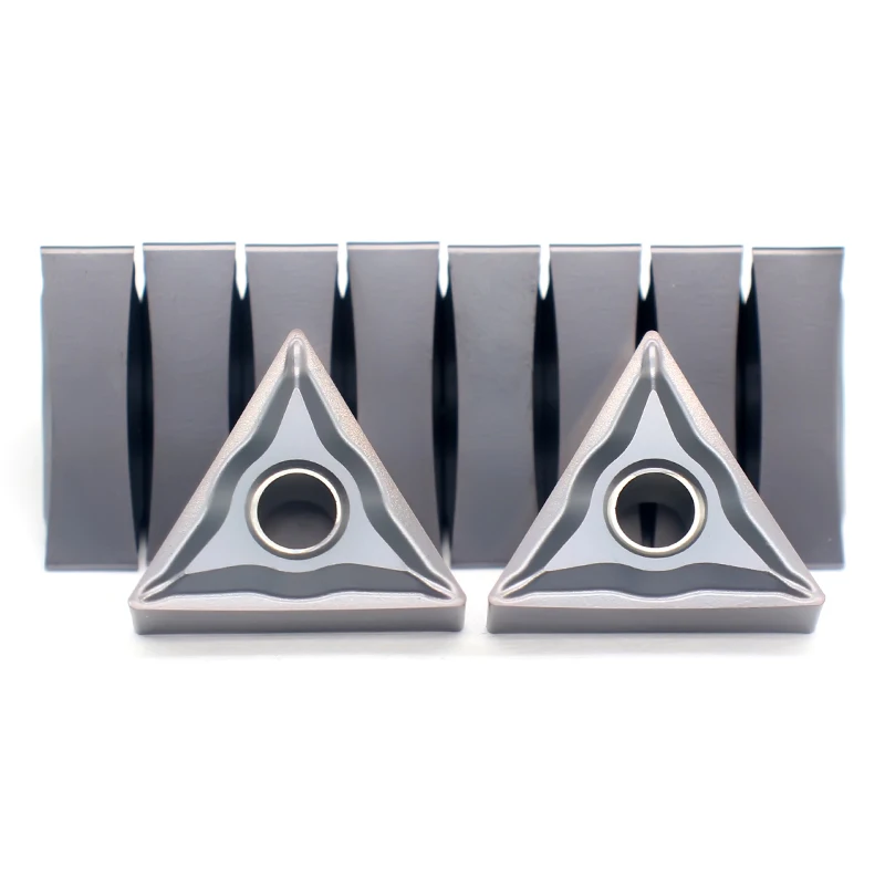 Imagem -03 - Carbide Insere Ferramentas de Torneamento Cnc Torno Usinagem Ferramenta Aço Inoxidável 10 Pcs Tnmg160404 ef Lp8025