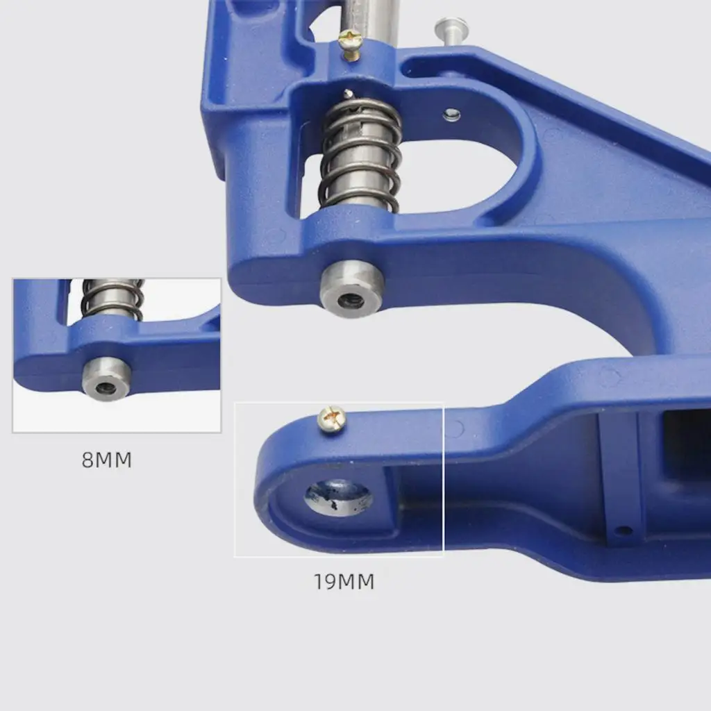 Portable Eyelet Punch Press Tool for Belts Corsets Bags with Aluminum Alloy Frame