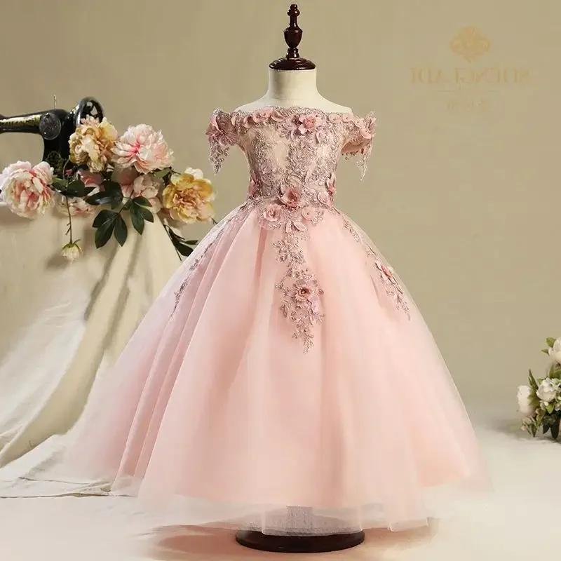 Graduation Dress for Kids Girl Prom Dresses for Formal Occasions Girls Party Dresses 15 Years Quinceanera Dress Ball Gown Gowns