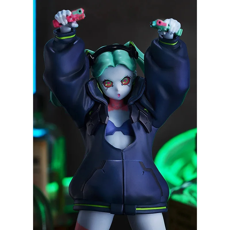 Original gutes lächeln pop up parade cyber punk edger unners rebecca david lucy action figur spielzeug 17cm anime pvc modell weihnachts geschenk