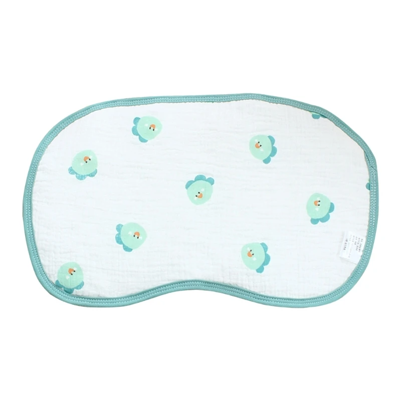 Baby Pillow Newborns Flat Pillows Toddlers Headrest Cushions Breathable Head Supporter for Infants Bed Strollers