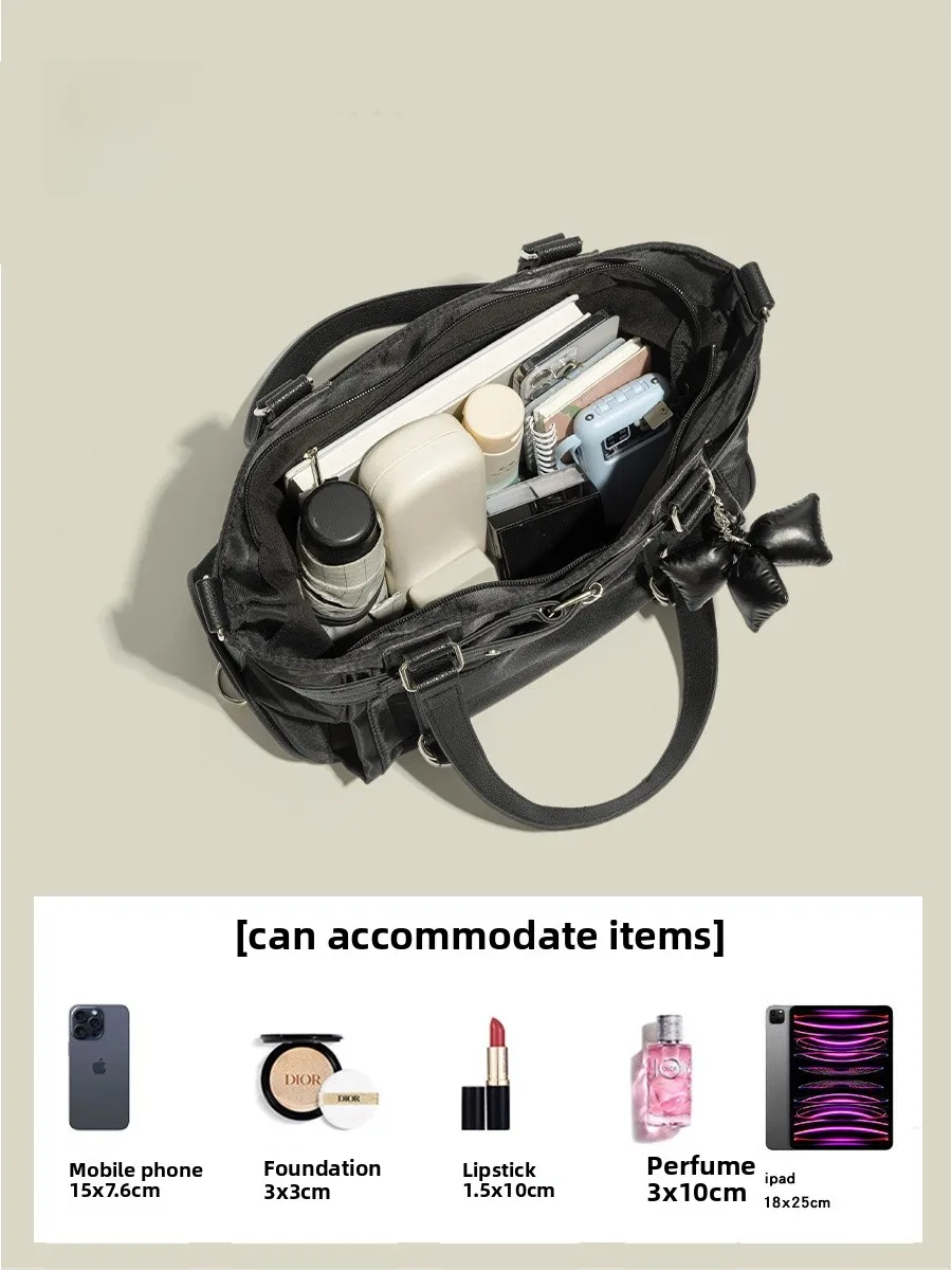 

Lirabunny Sweet Cool Sle Tote Bag Women's 2025 New Large Capaci Motorcycle Underarm Single oulder Crossbody Bag