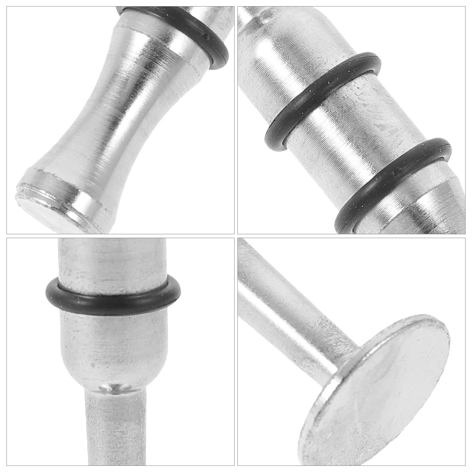 

Mouthpiece Practice Device for Trumpet Trombone Horn Sax Clarinet Mouth Strength Trainer Silver Lightweight Portable Accessories