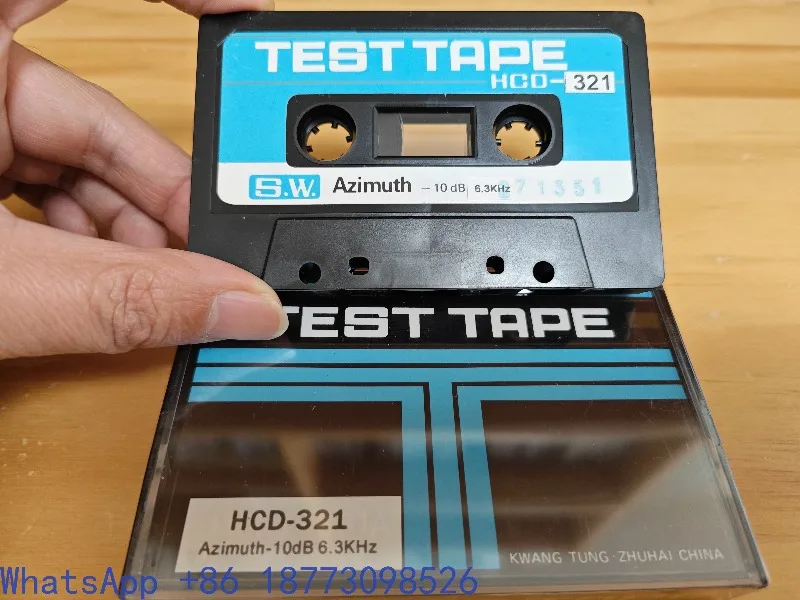New Azimuth Test with 6.3KHz HCD321 Recorder Deck Maintenance Calibration Test