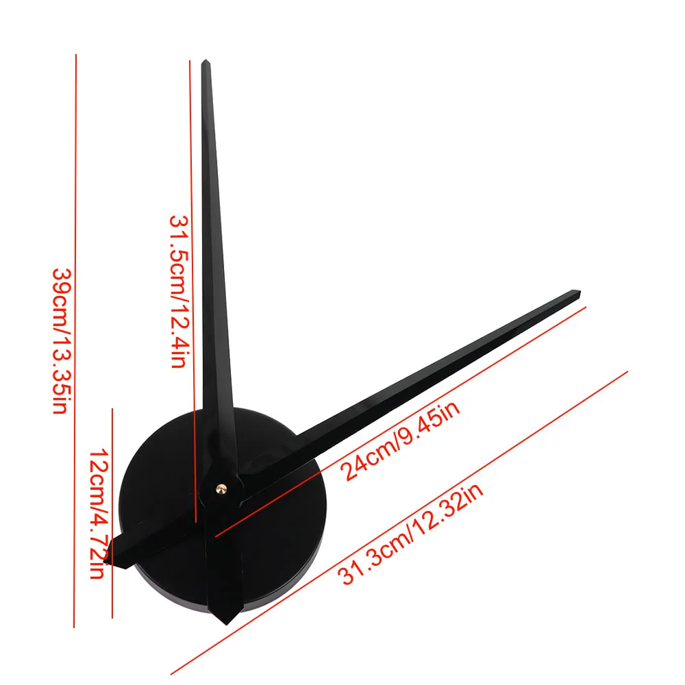 

Механизм для настенных часов DIY: большой бесшумный комплект стрелок с длинным стержнем, высокоточные 3D-стрелки для часов