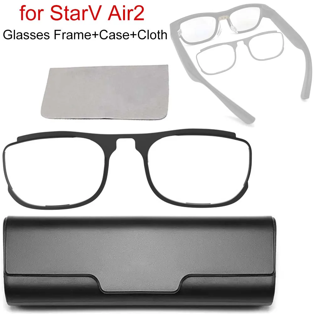 Para StarV Air2 AR montura de gafas + funda + tela miopía hipermetropía astigmatismo marcos de lentes accesorios de gafas inteligentes