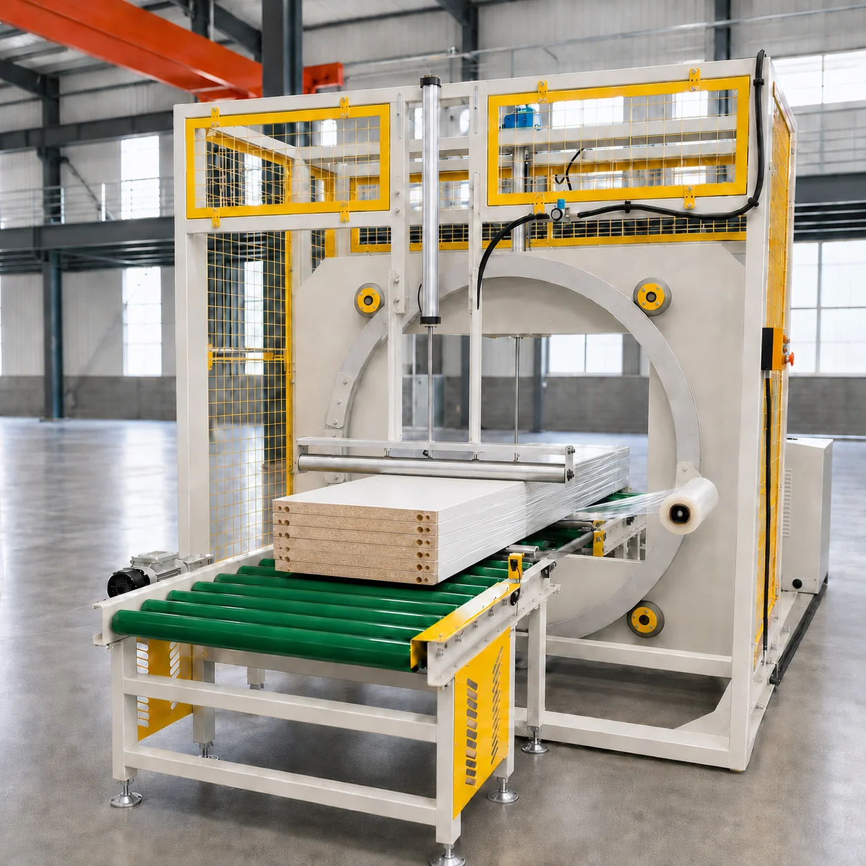Horizontal Orbital Stretch Film Wrapping Packaging Machine
