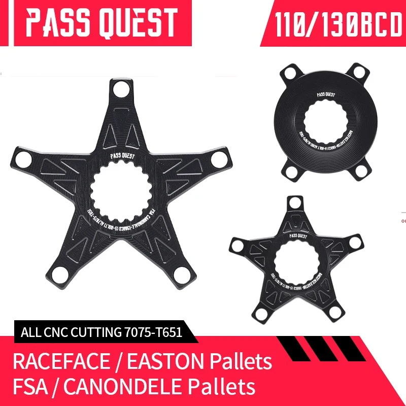 

PASS QUEST -spider modification parts for RACEFACE/ FSA / Cannondale and other specifications support customized Brompton parts