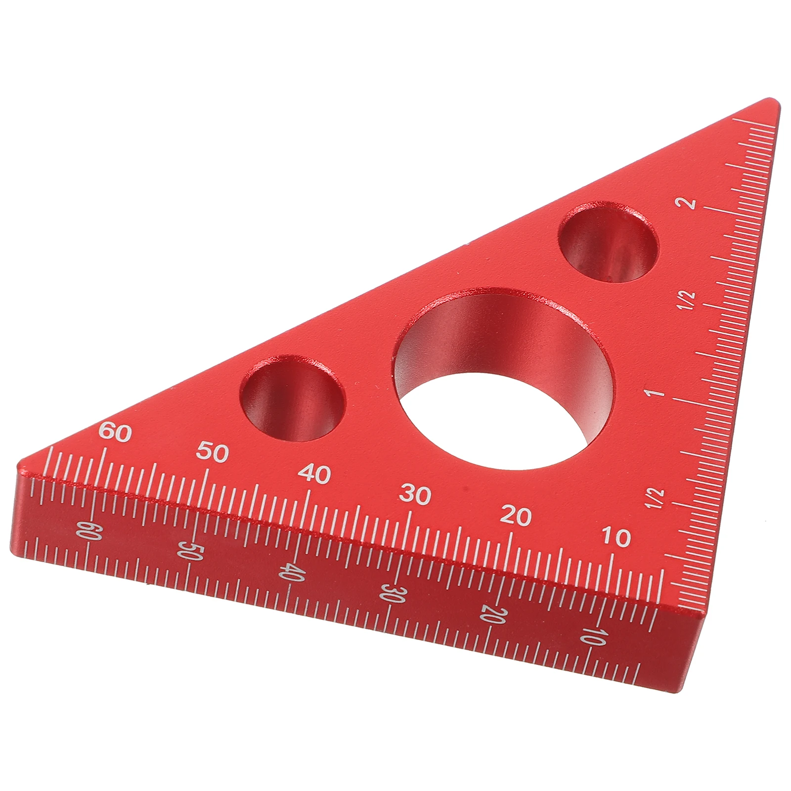 

Thickened Woodworking Ruler Proper Size Durable Clear Scale Home Builder DIY Carpenter Artist Hobbyist Aluminum Alloy
