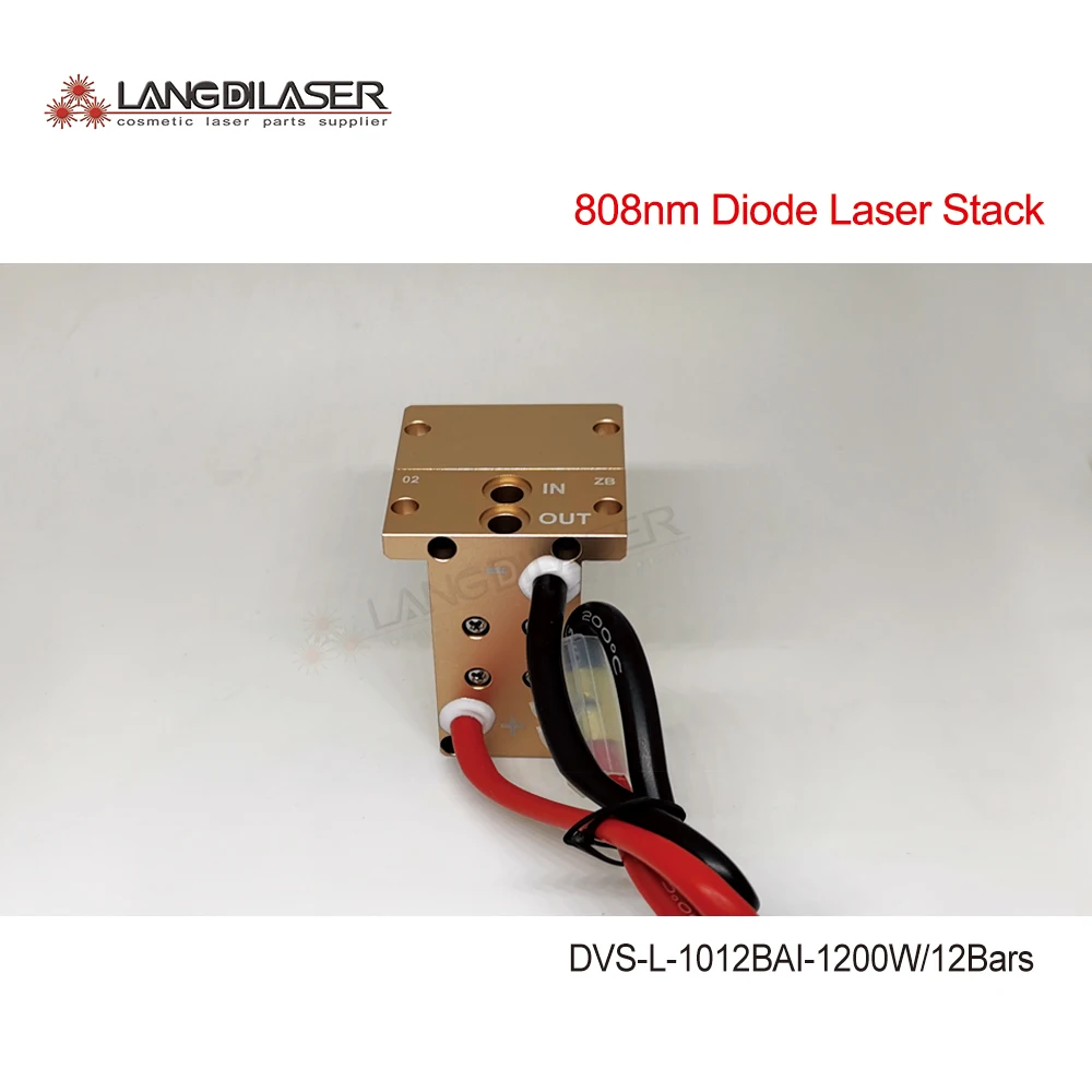 DVS-L-1012BAI-1200W Macro-channel Cosmetic Diode Laser Stack With 808nm For Permanent Hair Removal