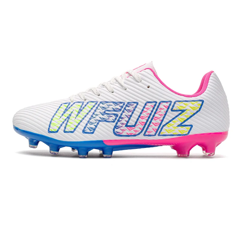 

Ergonomic Teen Soccer Cleats With Hybrid Long And Short Studs, Soft Comfy Fit. Great Traction For Artificial Turf