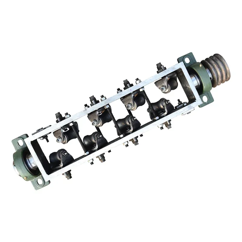 Six-wheel steel bar straightening machine, eight-wheel steel bar straightening frame assembly, six-wheel eight-wheel straighteni
