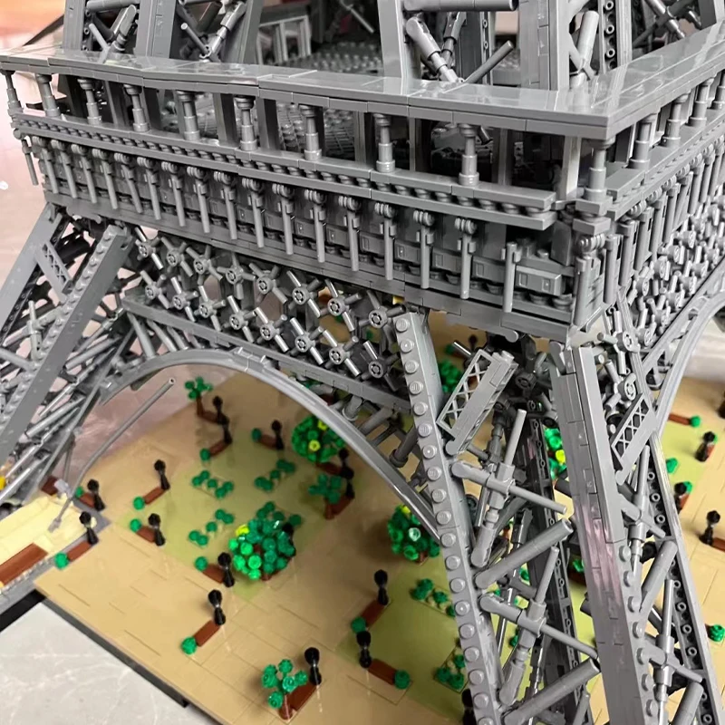 Décennie s de Construction Modulaires MOC, 10001 Pièces, décennie s Créatifs, Architecture de Paris, Tour Eiffel, Puzzle en Briques, Jouets pour Cadeau