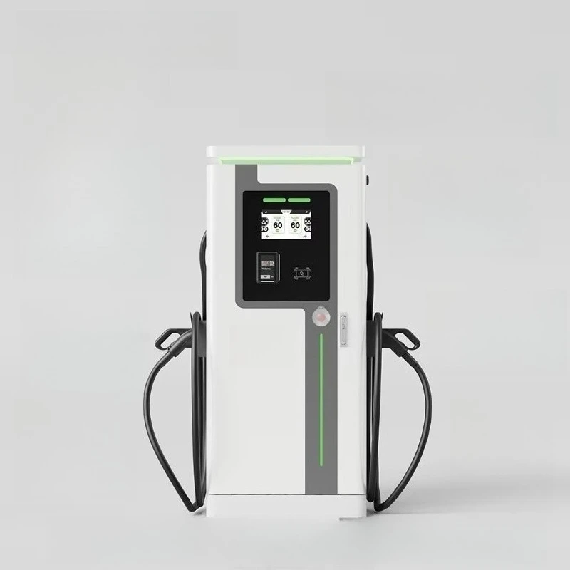 DC EV CHARGING STATION 60-120KW FLOOR MOUNTED CCS2 GBT OCPP1.6 4G REMOTE CONTROL IP54 NEW FAST CHARGER