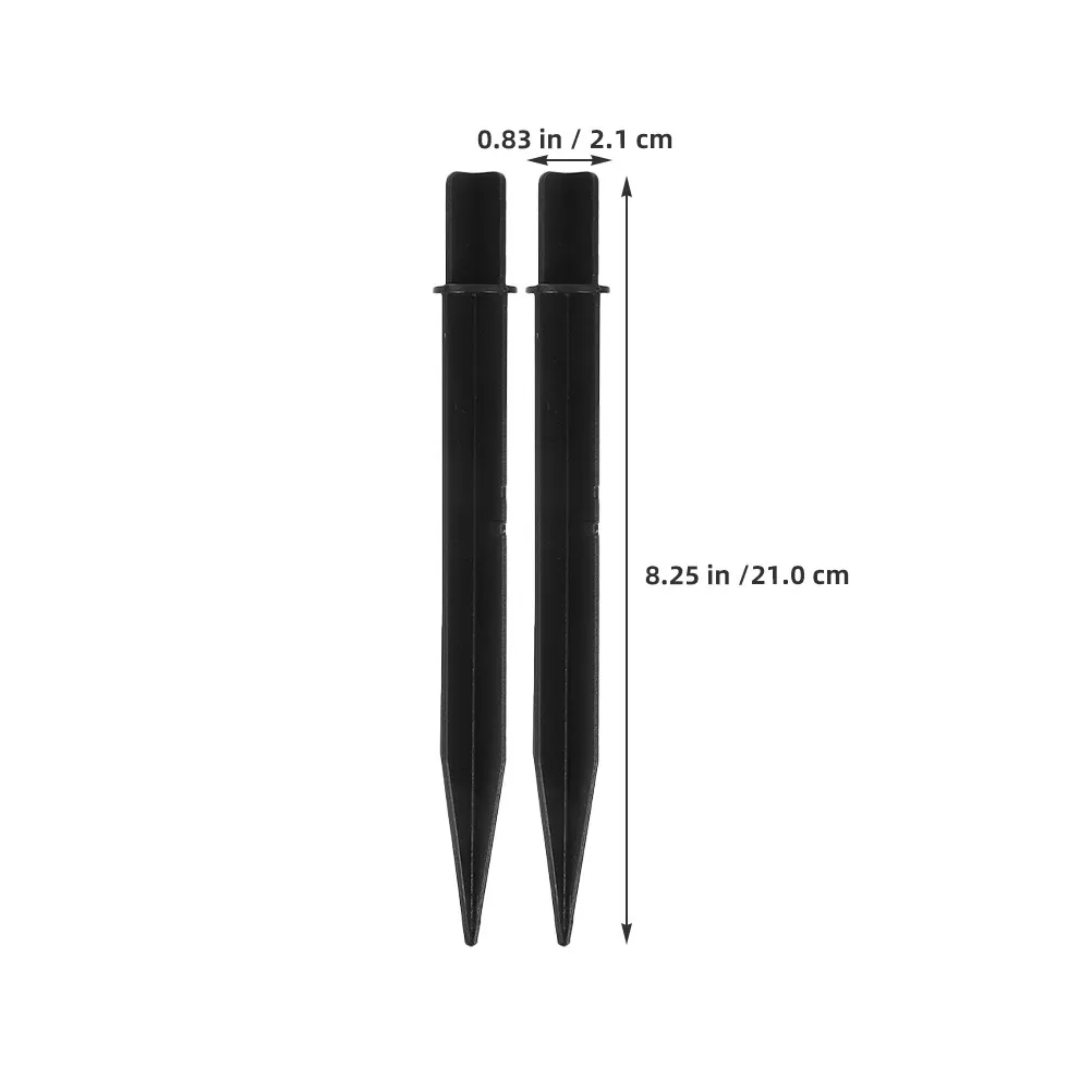 15Pcs Black Round Tube Ground  - Outdoor Lighting Ground Fixtures ulasan dan harga