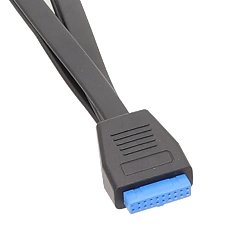 Placa-mãe do computador expansão usb3.0 porta 19 pinos, pino pcie 19pin 1 a 2 divisor transporte da gota