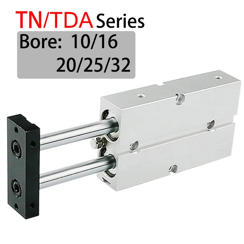 

TN Series Pneumatic Cylinder Double Rod Cylinder Bore TN10 TN16 TN20 TN25 TN32 Stroke 5mm 10mm 20mm 30mm 40mm 50mm Air Cylinder