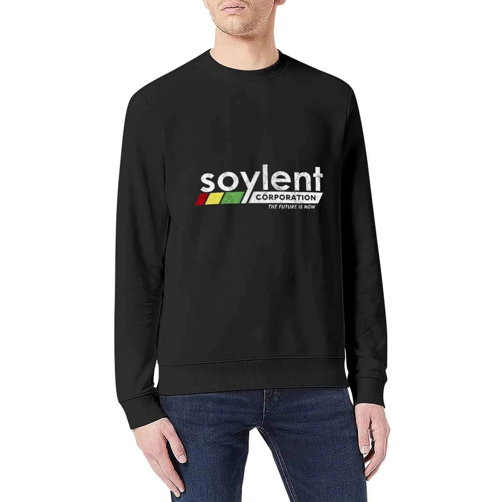 Logo Soylent Corporation terinspirasi oleh Soylent Green Pullover pakaian pria tracksuit pria sweatshirt