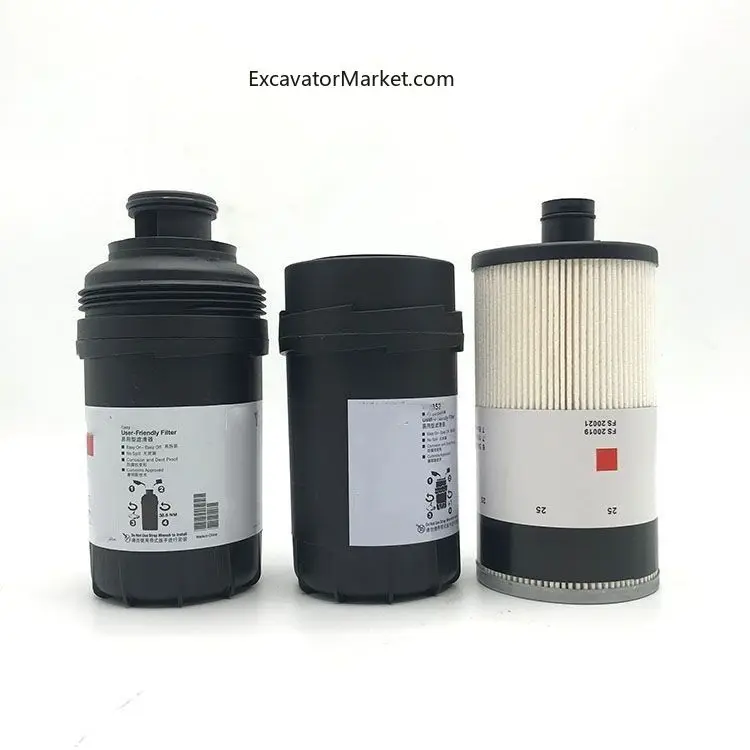 Excavator Spare XCMG excavator xe135d/150d/155d air filter oil diesel filter oil water separator filtration