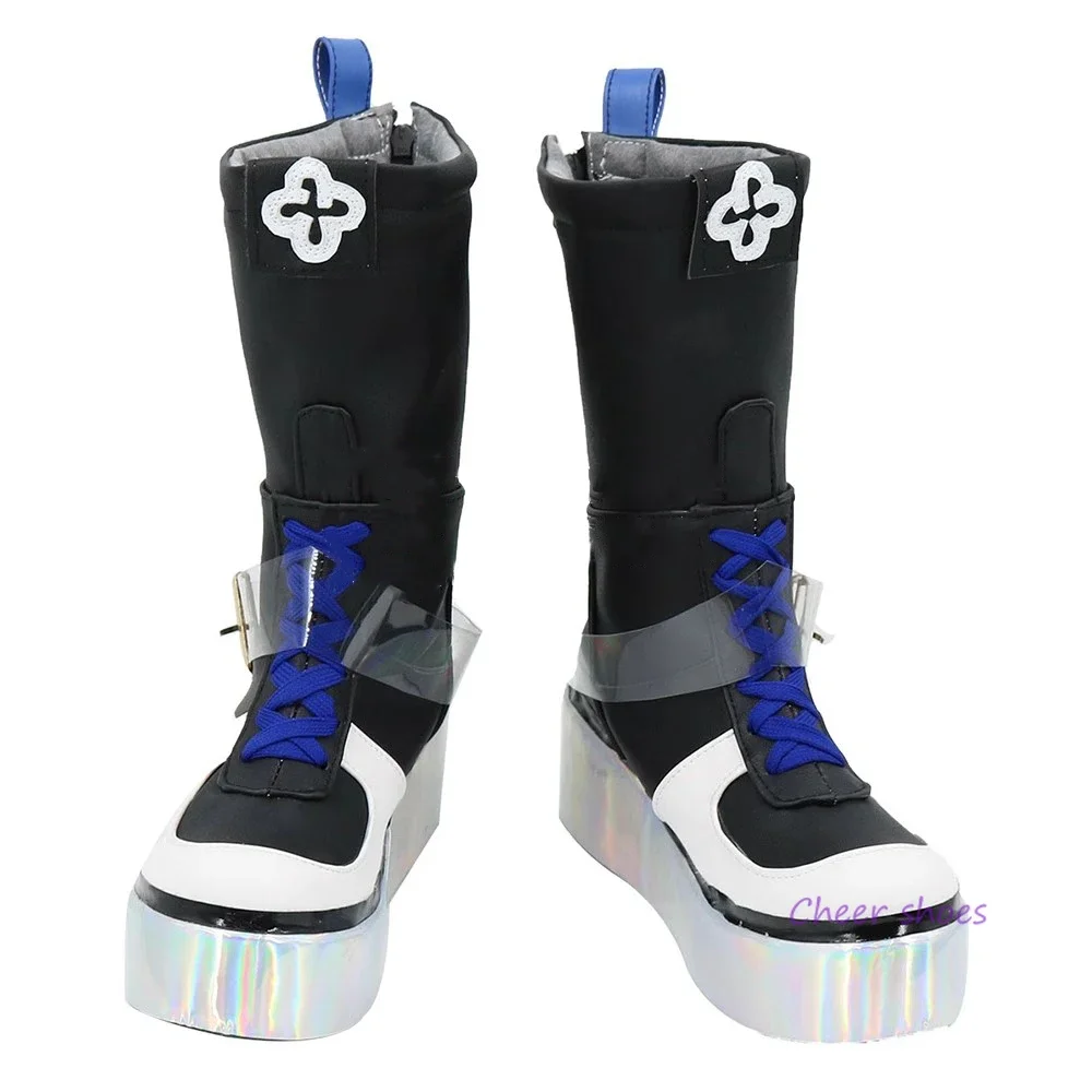 Anime Mizuki Arknights Cosplay Shoes Comic Halloween Carnival Cosplay Costume Prop Cosplay Men Boots Cos