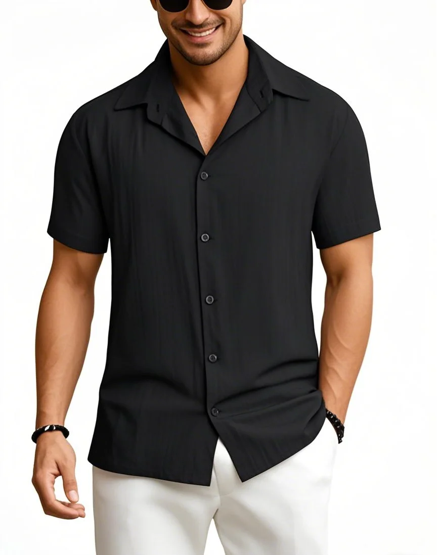 Male shirts  Men's summer casual top Slimming casual top Casual top men's summer loose fit